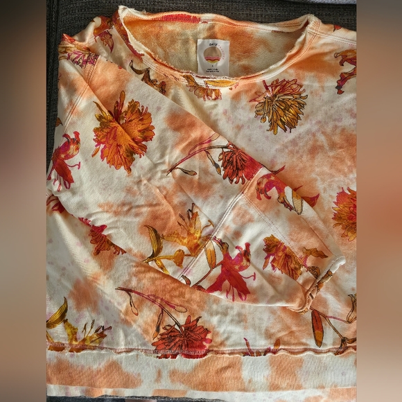 Daily Practice By Anthropologie Azalea Tie-Dye Sweatshirt Size Small - Picture 11 of 12